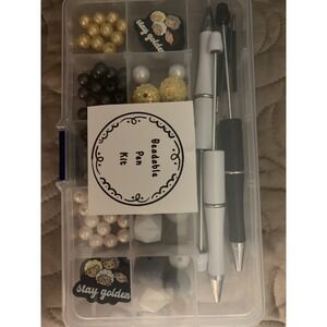 Golden Gals Beadable Pen DIY Kit With 3 Pens 3 Focals 3 Refills‎